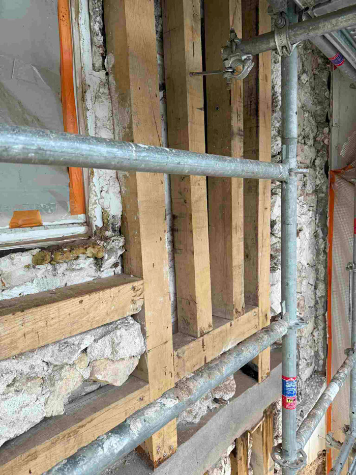 Restauration de pans de bois en façade – colombages – Val de Marne